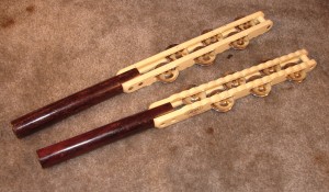 AC333 - Clave/ Tambourine Jingle Sticks